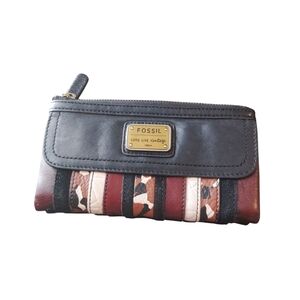 Fossil Long Live Vintage Ladies Leather Wallet